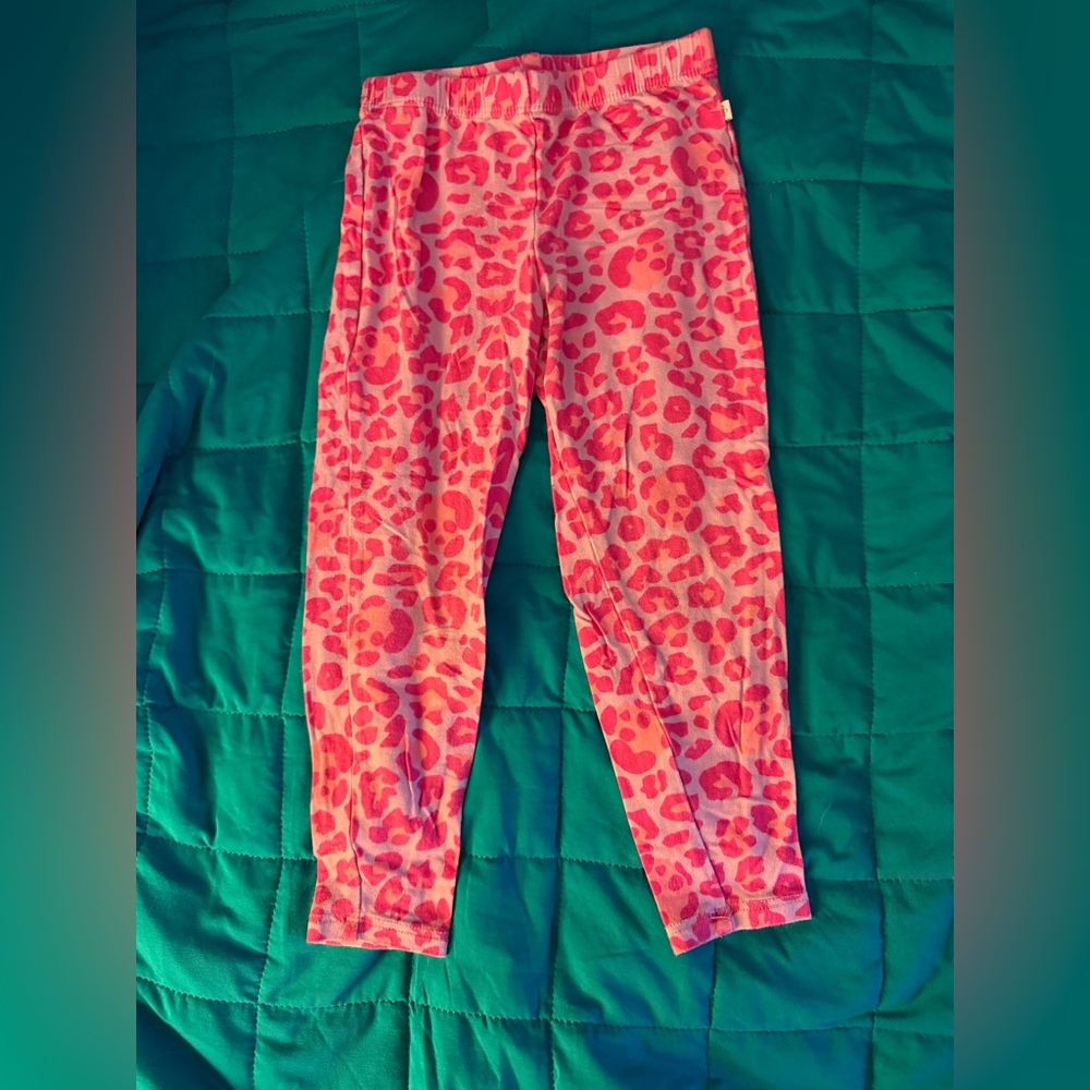 Posh Peanut Laina Leopard Skull Leggings 2T GUC